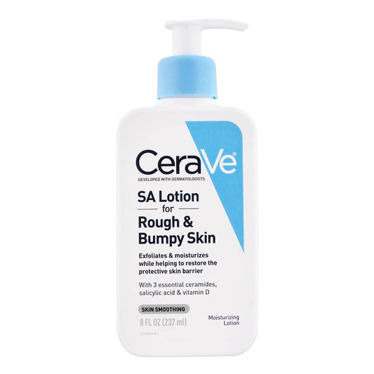 Cerave Sa Lotion For Rough & Bumpy Skin | Vitamin D, Hyaluronic Acid, Lactic Acid & Salicylic Acid Lotion (237ml)