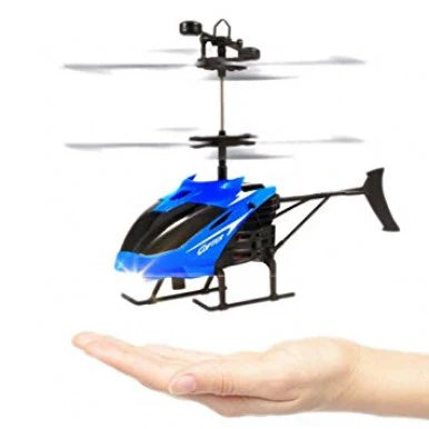Rechargeable Flying Hand Sensor Control Helicopter | Sensing Flight With Lights, Remote-controlled Aircraft, Withstanding Impact And Playing