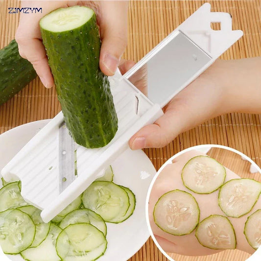 1pc Creative Kitchen Gadgets Manual Cutter Cucumber Slicer