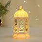 2024 New EID Mubarak LED Lights Lamp Islam Muslim Festival Party Moon Star Castle Lantern Ramadan Home Decoration