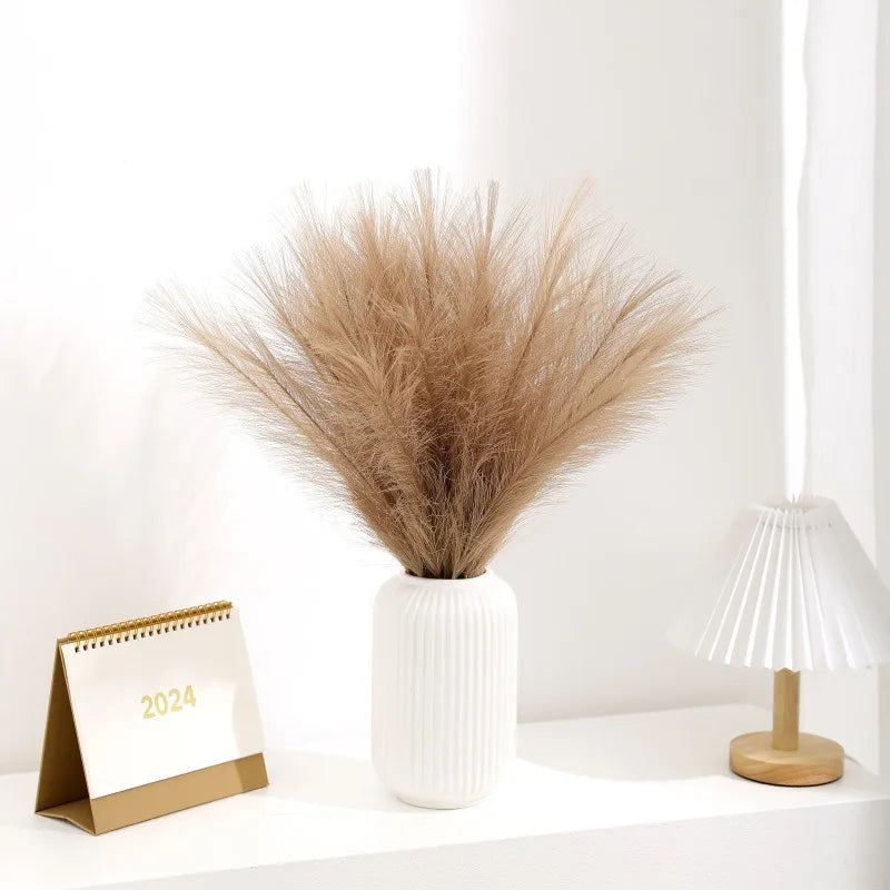 45cm Artificial Grass Simulation Reed Grass Wedding Decoration Home Bedroom Accessories Vase Diywedding Guide Photo Background