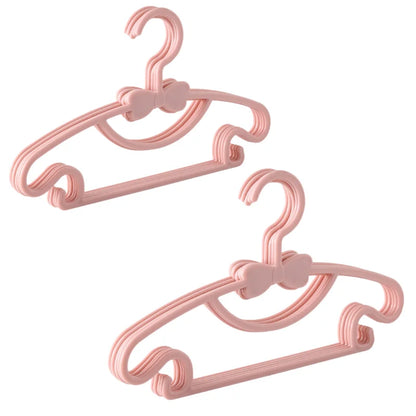 1/4/10Pcs Baby Hangers for  Plastic Kids Hangers for Nursery -Childrens Hangers - Great as Toddler or Infant Clothes Hangers