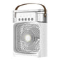 Portable Air Conditioner Fan: Usb Electric Fan With Led Night Light, Fine Mist Water, And Humidifier Function | Led Night Light Water Mist (random Color)